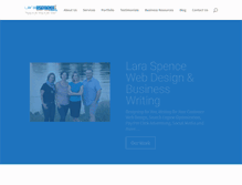 Tablet Screenshot of laraspence.com